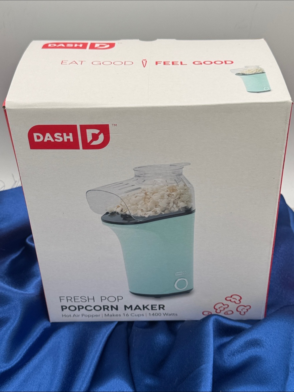 Dash Fresh Pop Hot Air Popcorn Maker in Mint NIB - Picture 3 of 5